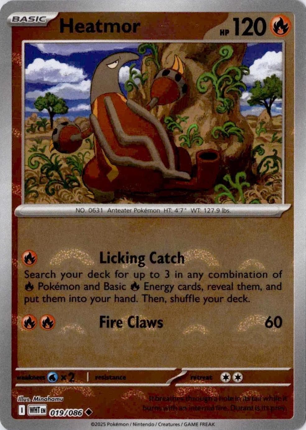 Heatmor [Poke Ball] #19 — Pokemon White Flare