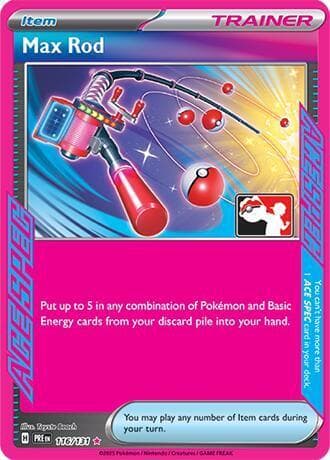Max Rod [Prize Pack] #116 — Pokemon Prismatic Evolutions