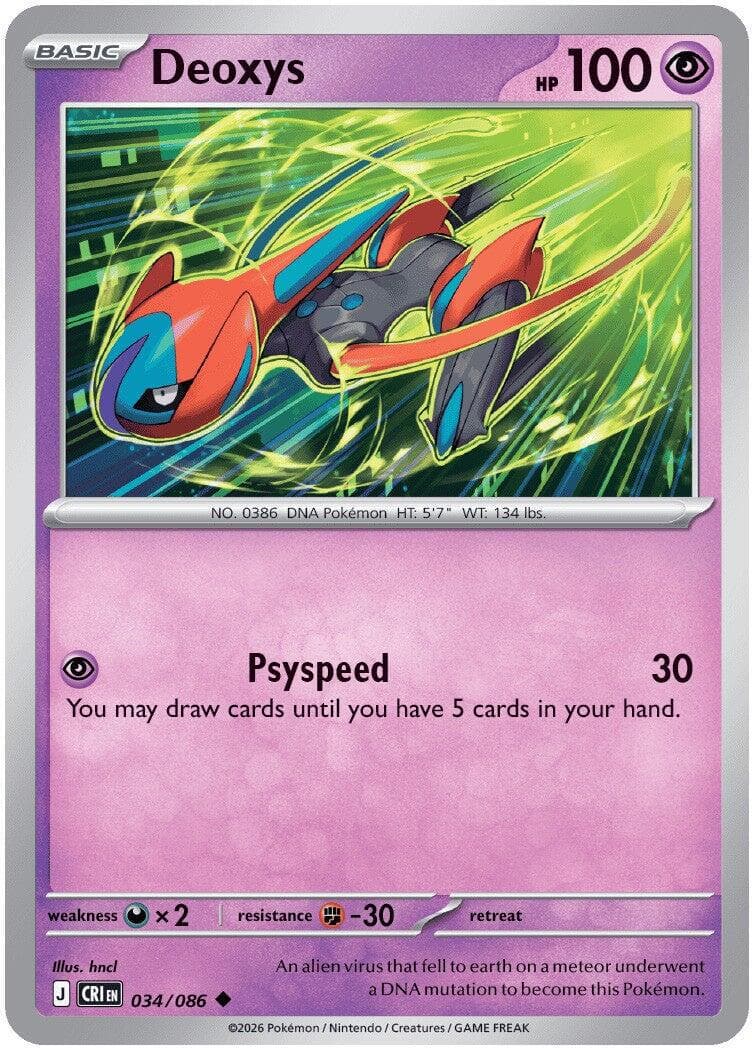 Deoxys #34 — Pokemon Chaos Rising