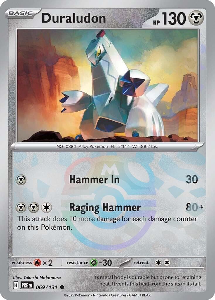 Duraludon [Master Ball] #69 — Pokemon Prismatic Evolutions
