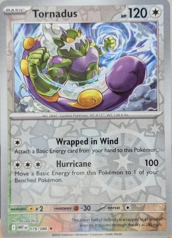 Tornadus [Reverse] #78 — Pokemon White Flare