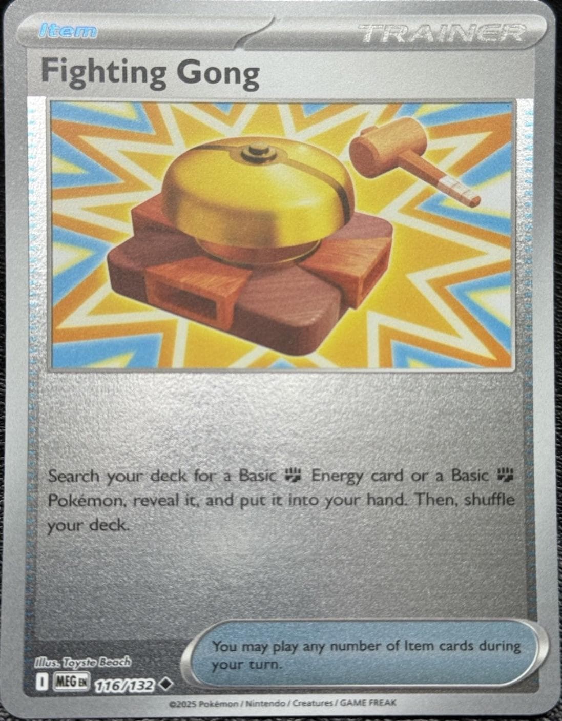 Fighting Gong [Reverse Holo] #116 — Pokemon Mega Evolution