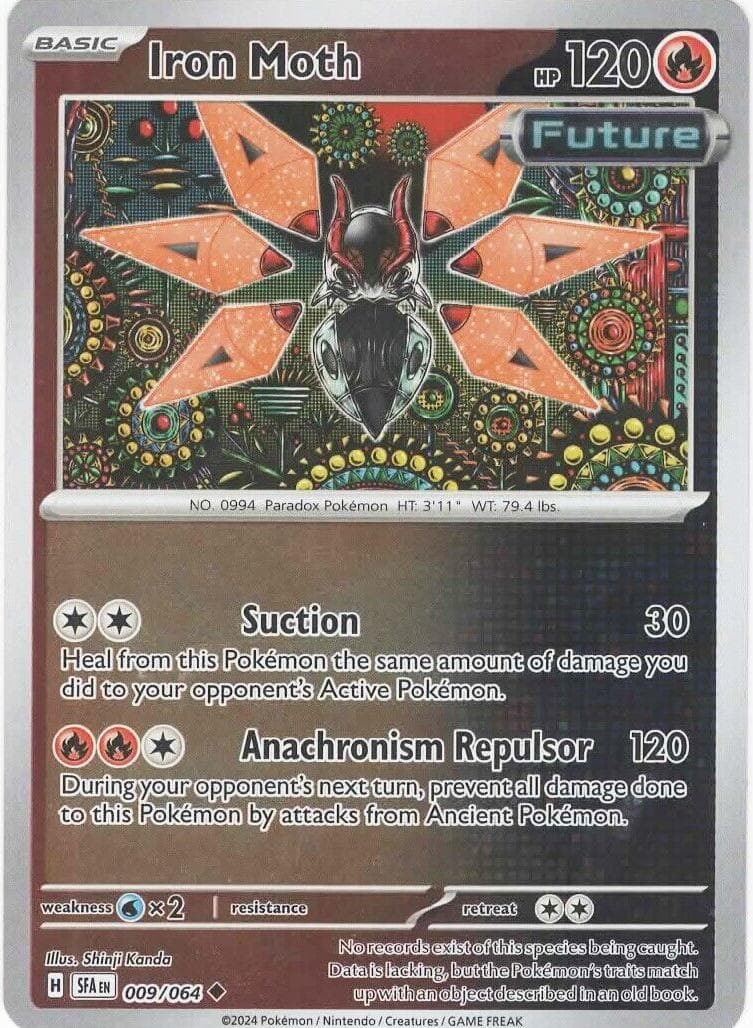 Iron Moth [Reverse Holo] #9 — Pokemon Shrouded Fable