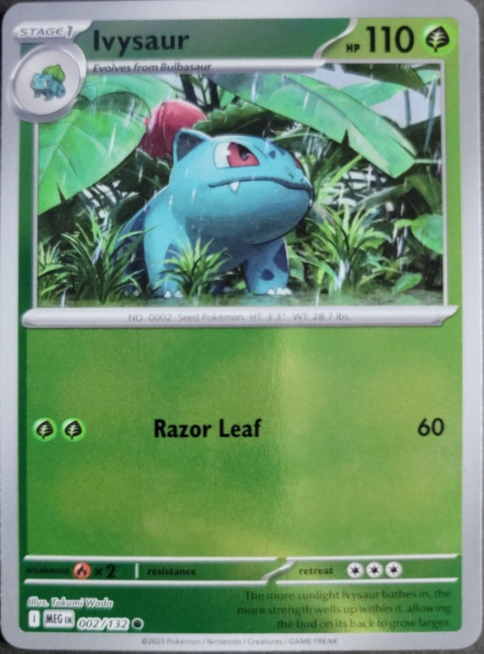 Ivysaur [Reverse Holo] #2 — Pokemon Mega Evolution
