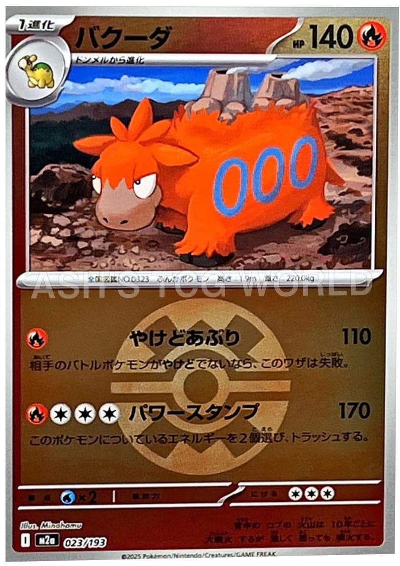 Camerupt [Ball] #23 — Pokemon Japanese Mega Dream EX