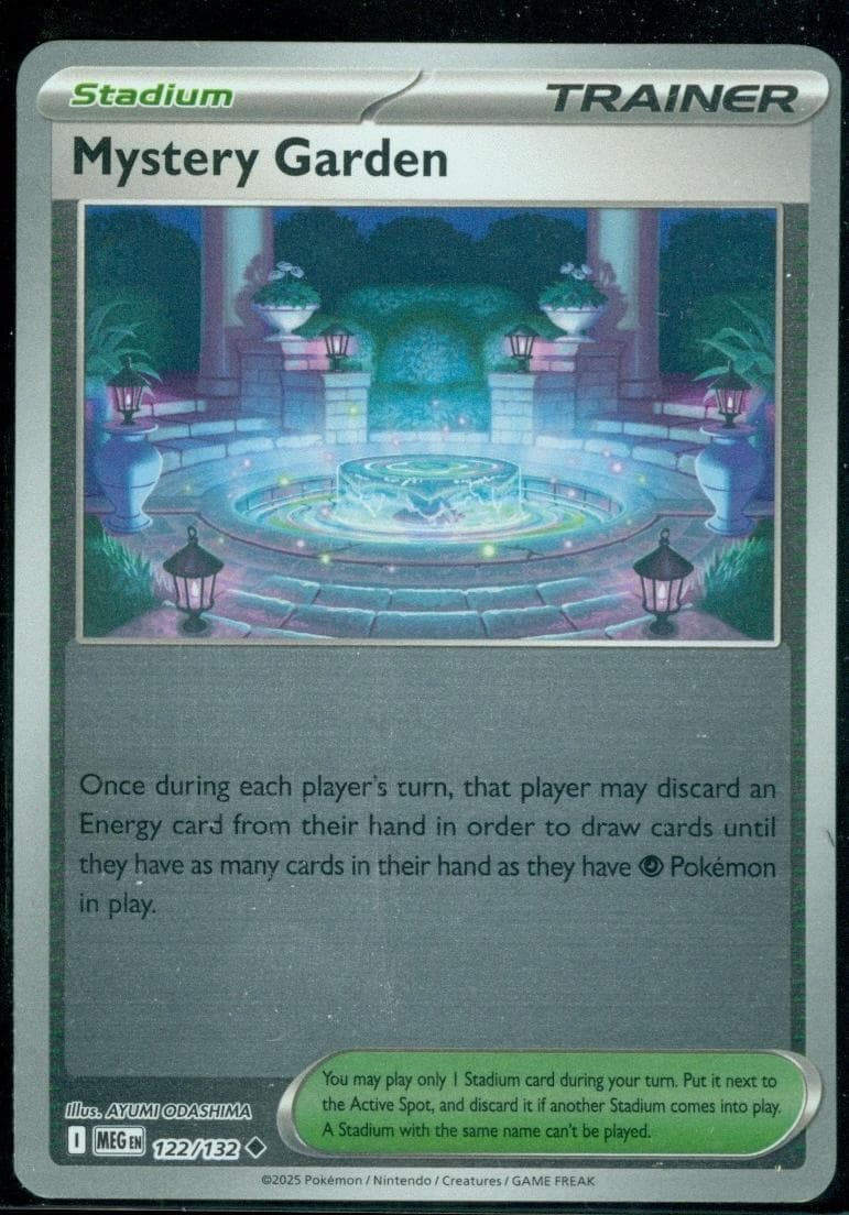 Mystery Garden [Reverse Holo] #122 — Pokemon Mega Evolution
