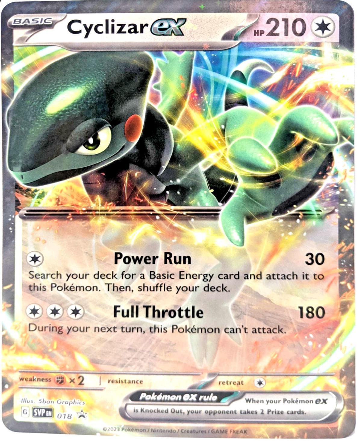 Cyclizar ex [Jumbo] #18 — Pokemon Promo