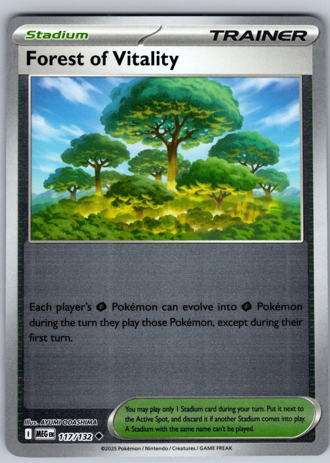 Forest of Vitality [Reverse Holo] #117 — Pokemon Mega Evolution