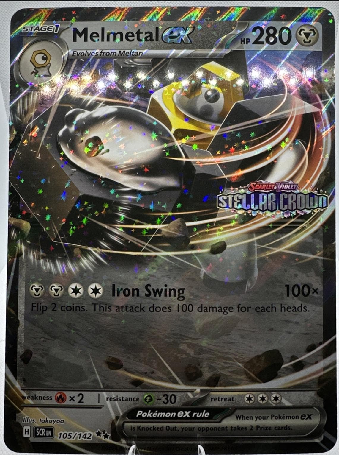 Melmetal ex [Jumbo] #105 — Pokemon Stellar Crown
