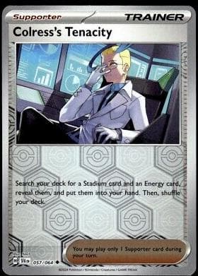 Colress's Tenacity [Reverse Holo] #57 — Pokemon Shrouded Fable