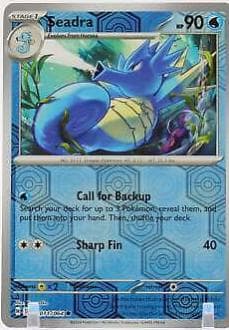 Seadra [Reverse Holo] #11 — Pokemon Shrouded Fable