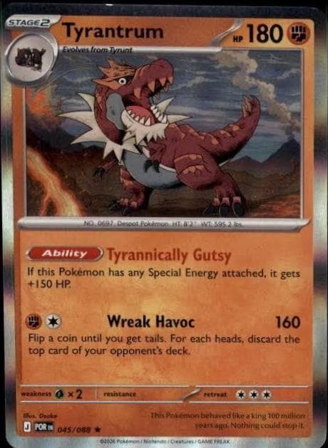 Tyrantrum [Holo] #45 — Pokemon Perfect Order