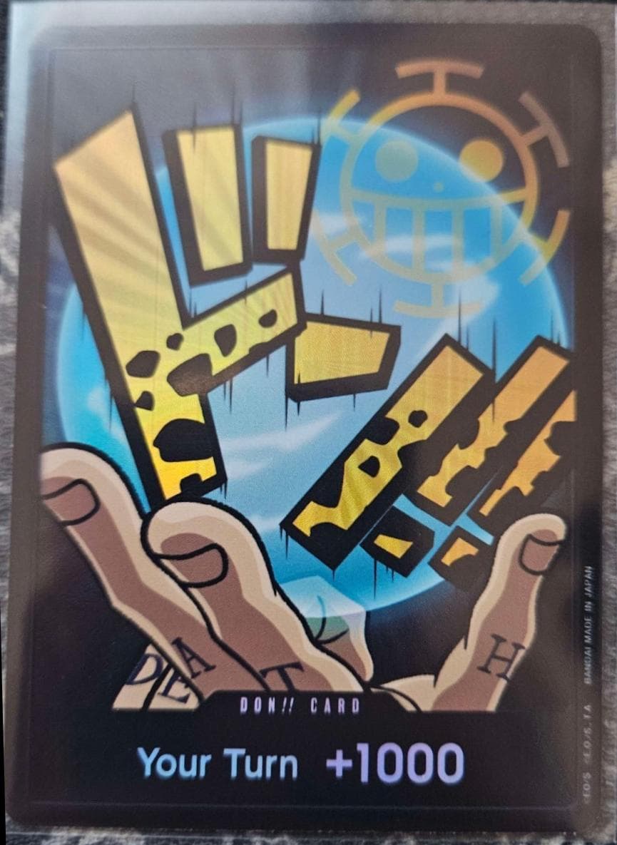 DON Card [Trafalgar Law Foil]  — One Piece Premium Booster