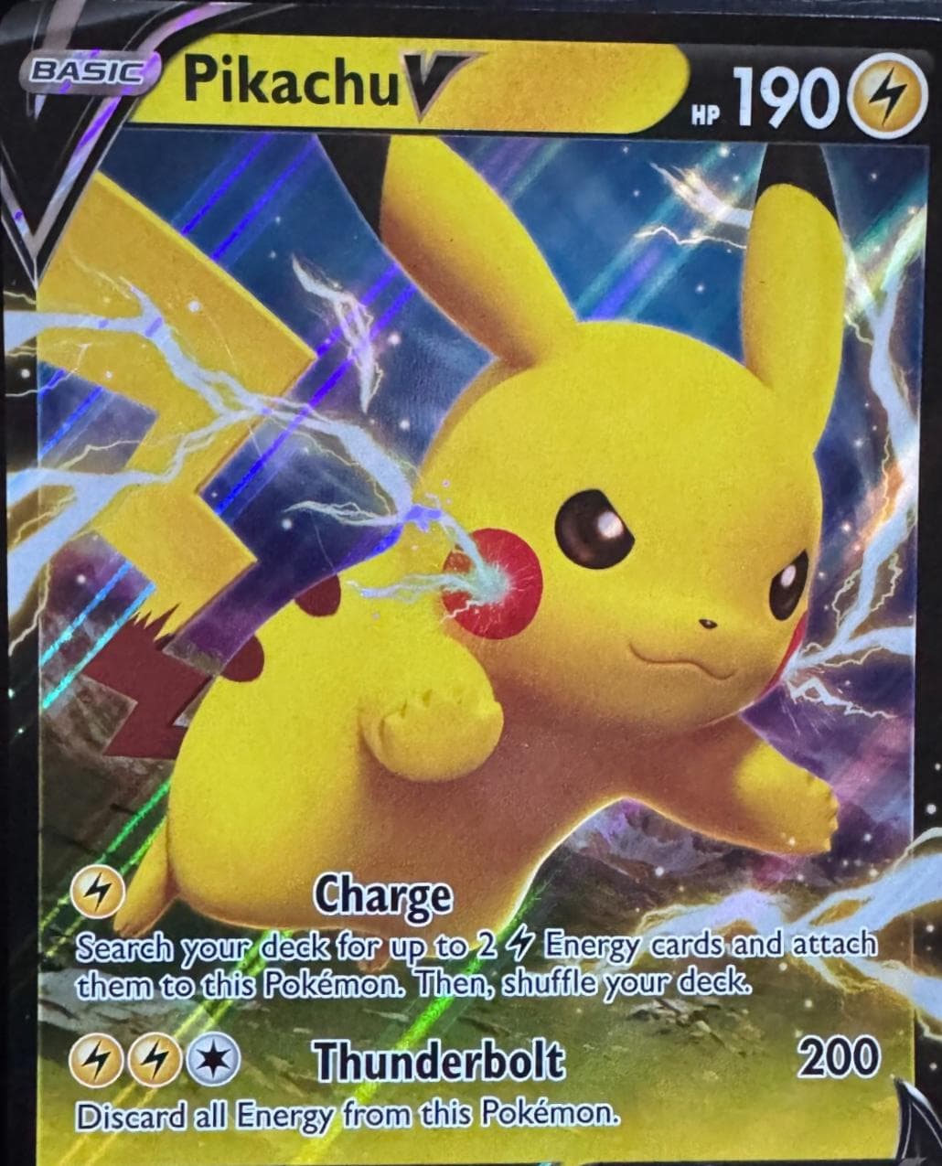 Pikachu V [Jumbo] #61 — Pokemon Promo