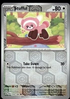 Stufful [Reverse Holo] #52 — Pokemon Shrouded Fable