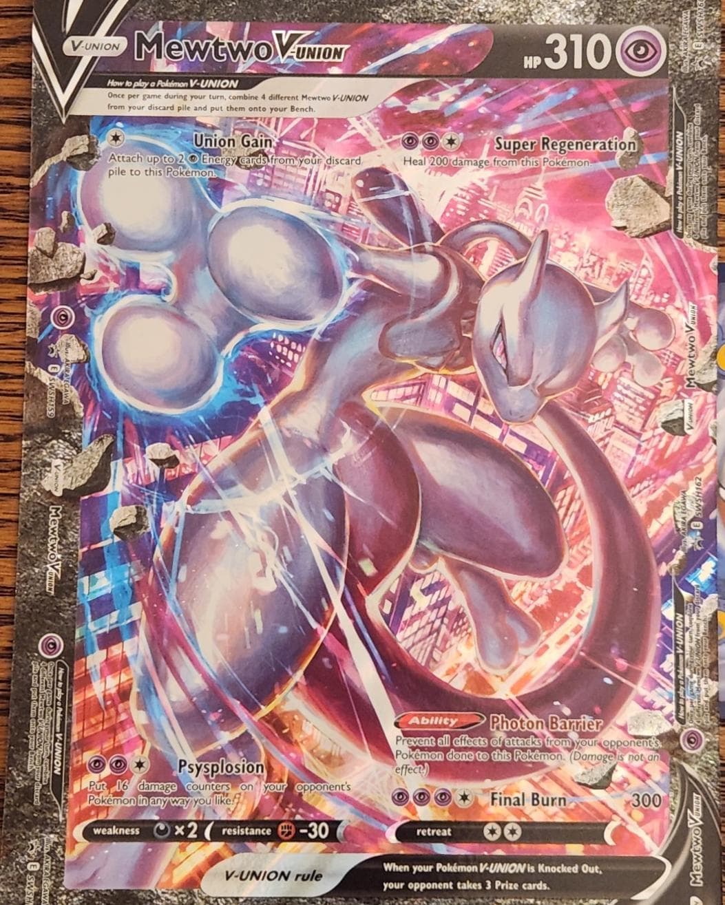 Mewtwo V-UNION [Jumbo] #159 — Pokemon Promo