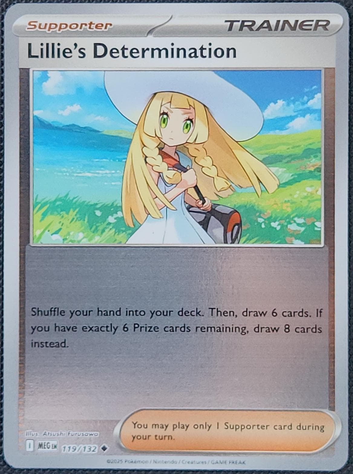 Lillie's Determination [Reverse Holo] #119 — Pokemon Mega Evolution