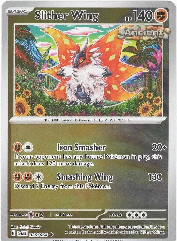 Slither Wing [Reverse Holo] #26 — Pokemon Shrouded Fable