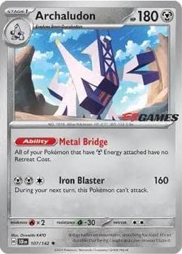 Archaludon [EB Games] #107 — Pokemon Stellar Crown