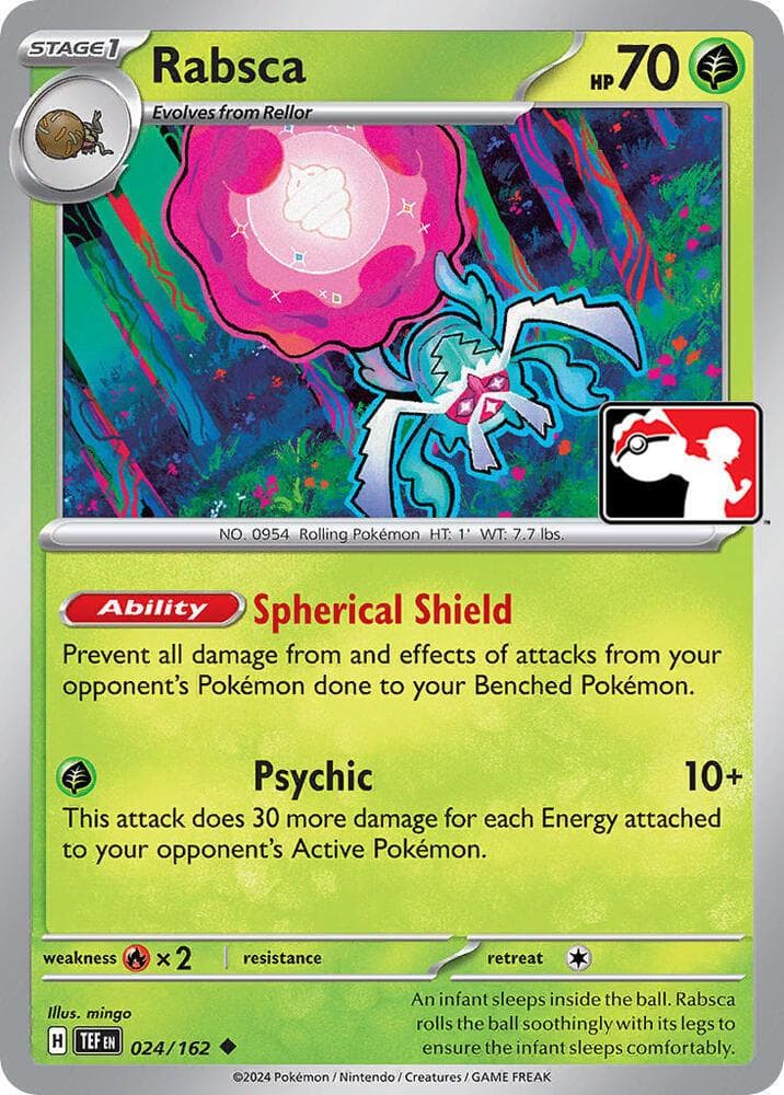 Rabsca [Prize Pack] #24 — Pokemon Temporal Forces