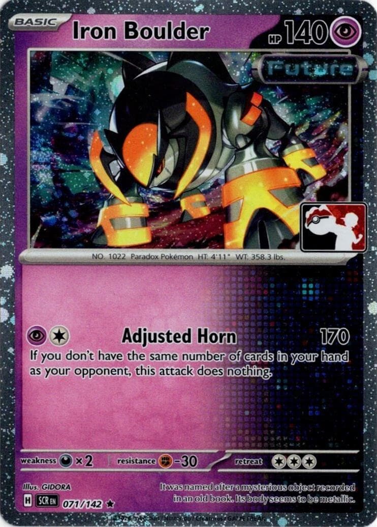 Iron Boulder [Prize Pack Cosmos Holo] #71 — Pokemon Stellar Crown