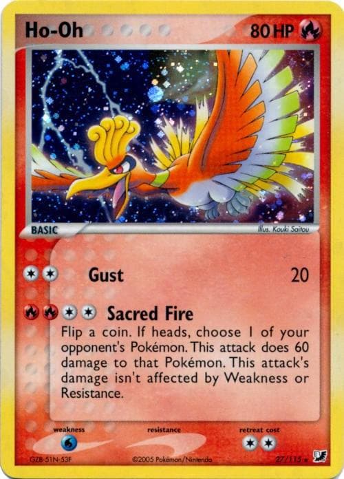 Ho-Oh [Cosmos Holo] #27 — Pokemon Unseen Forces