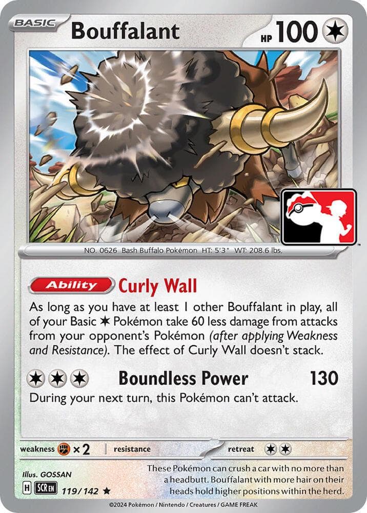 Bouffalant [Prize Pack] #119 — Pokemon Stellar Crown