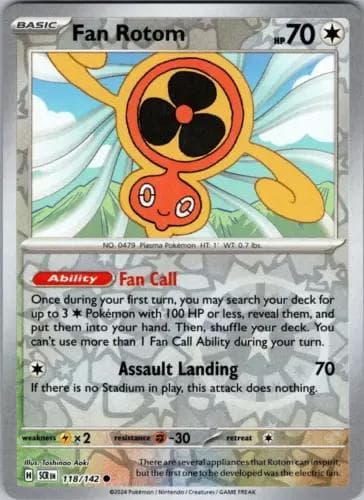 Fan Rotom [Reverse Holo] #118 — Pokemon Stellar Crown