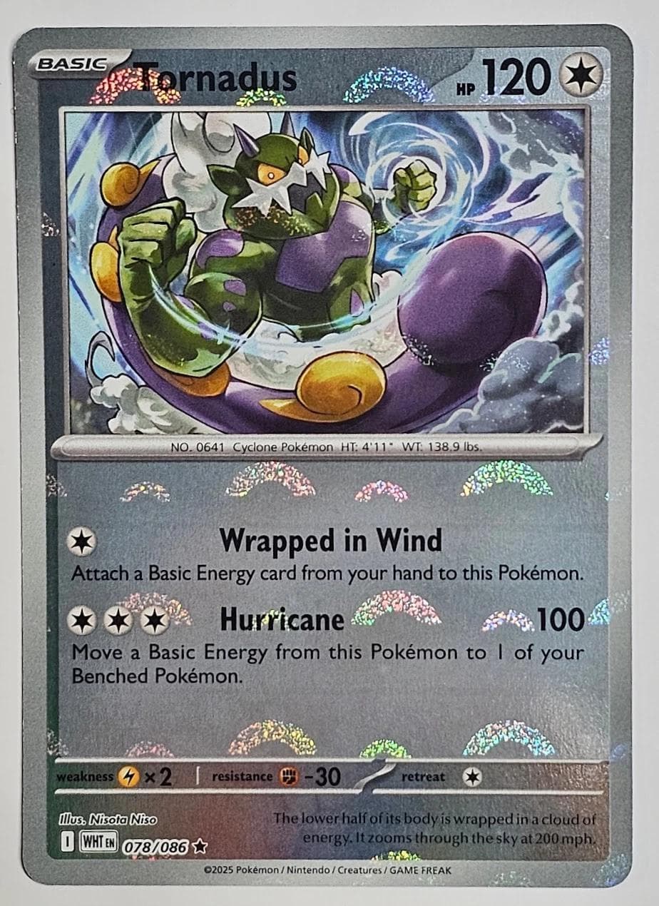 Tornadus [Poke Ball] #78 — Pokemon White Flare