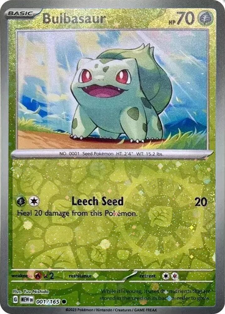 Bulbasaur [Cosmos Holo] #1 — Pokemon Scarlet & Violet 151