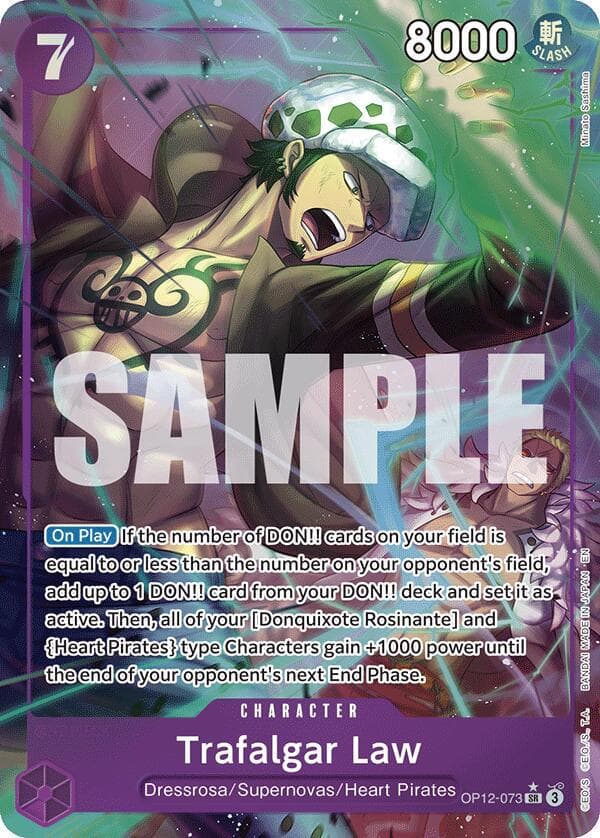 Trafalgar Law [Alternate Art] OP12-073 — One Piece Legacy of the Master