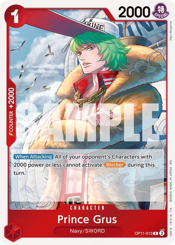 Prince Grus OP11-013 — One Piece Fist of Divine Speed