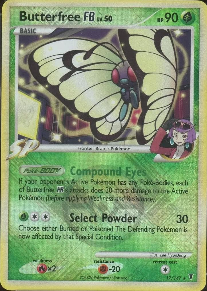 Butterfree FB [Crosshatch Holo] #17 — Pokemon Supreme Victors