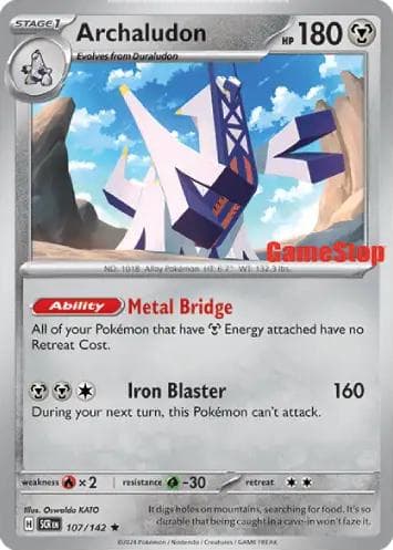 Archaludon [GameStop] #107 — Pokemon Stellar Crown