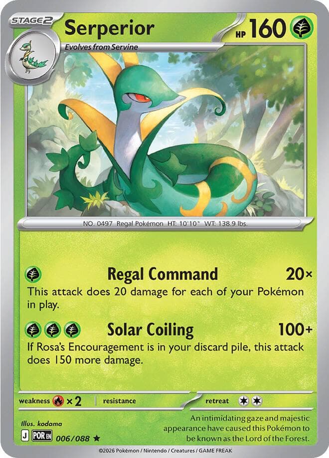 Serperior #6 — Pokemon Perfect Order
