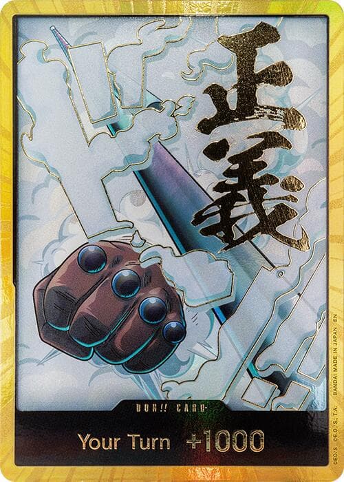 DON!! Card [Smoker Gold]  — One Piece Premium Booster 2