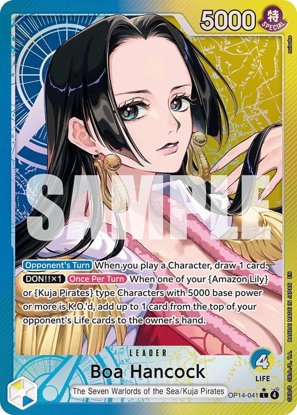 Boa Hancock [Alternate Art] OP14-041 — One Piece Azure Sea's Seven