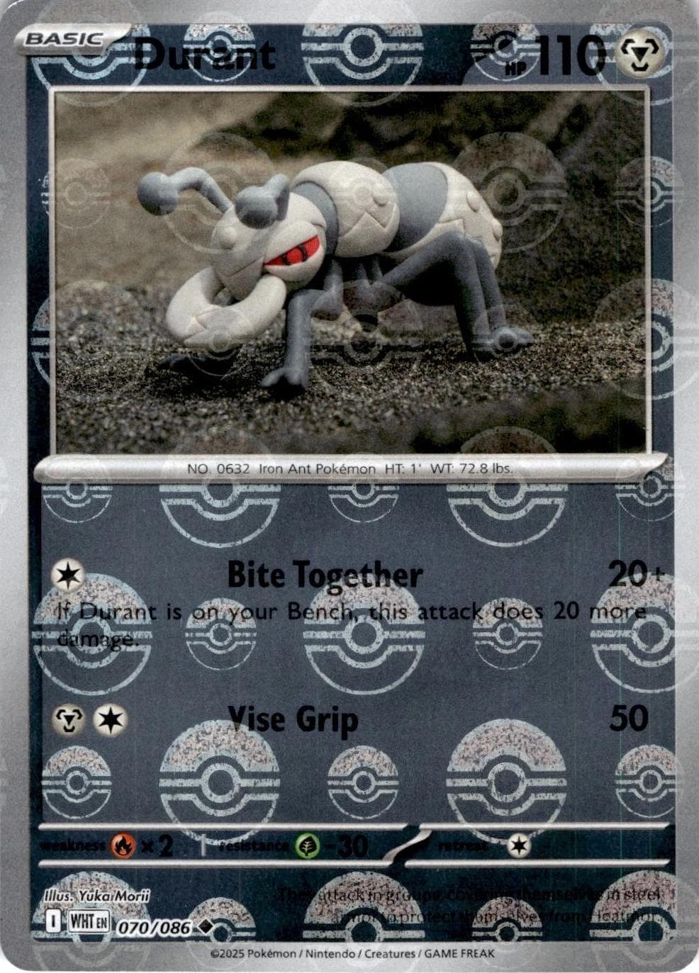 Durant [Poke Ball] #70 — Pokemon White Flare