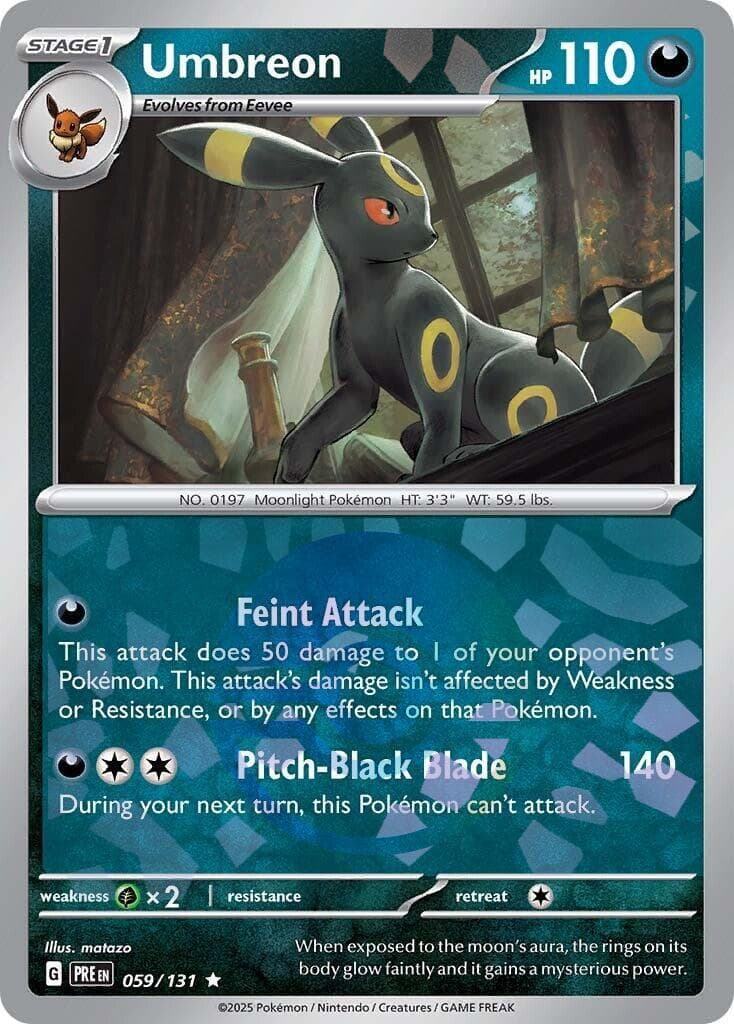 Umbreon [Poke Ball] #59 — Pokemon Prismatic Evolutions