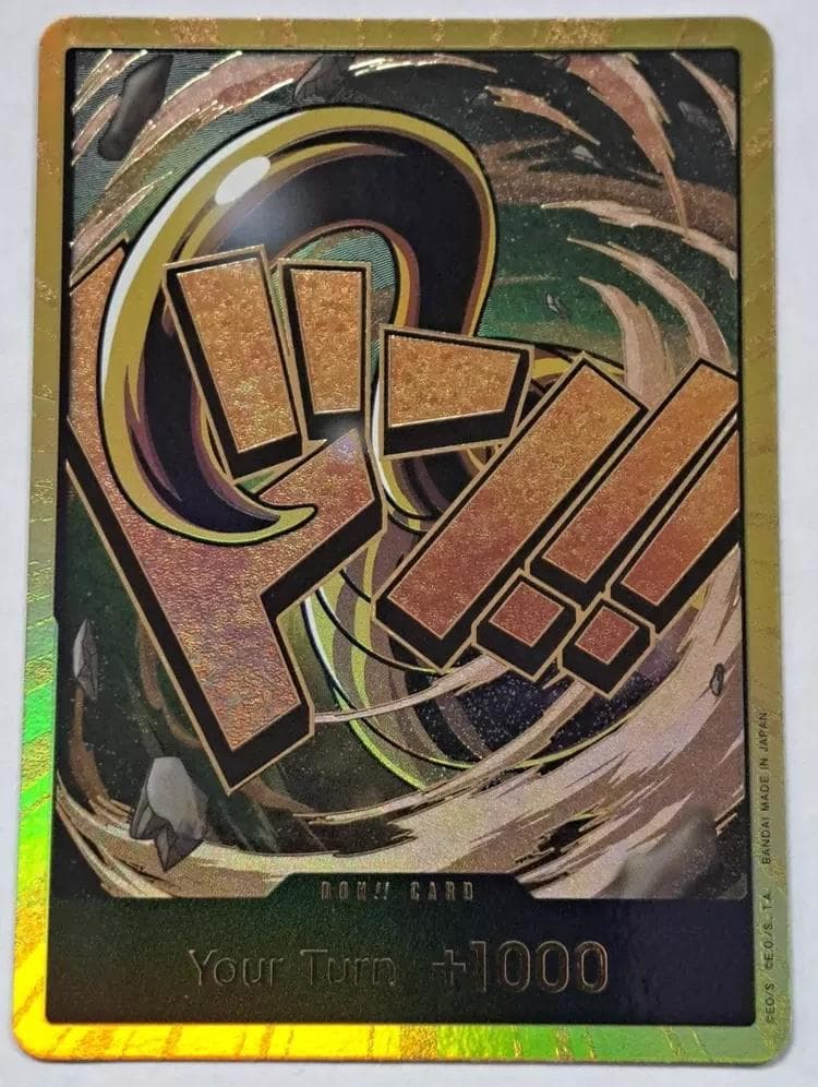 DON Card [Crocodile Gold]  — One Piece Premium Booster
