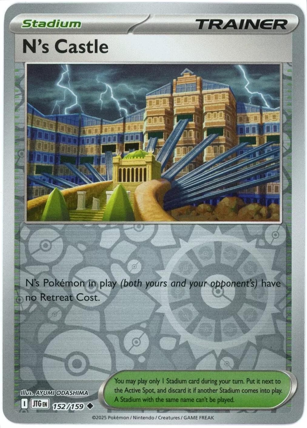 N's Castle [Reverse Holo] #152 — Pokemon Journey Together
