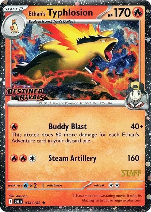 Ethan's Typhlosion [Staff] #34 — Pokemon Destined Rivals
