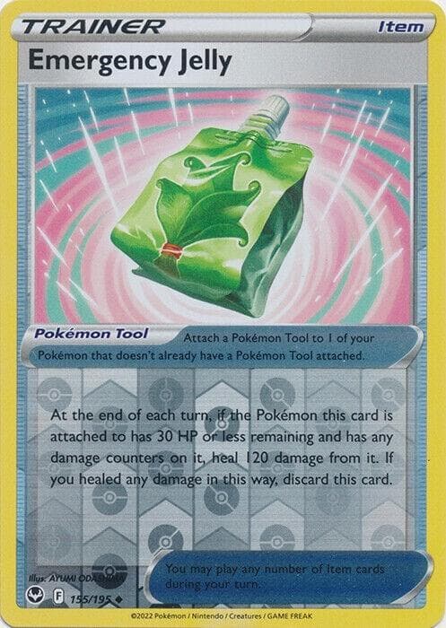 Emergency Jelly [Reverse Holo] #155 — Pokemon Silver Tempest