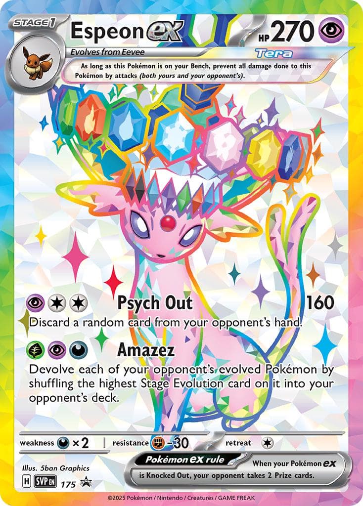 Espeon Ex #175 — Pokemon Promo
