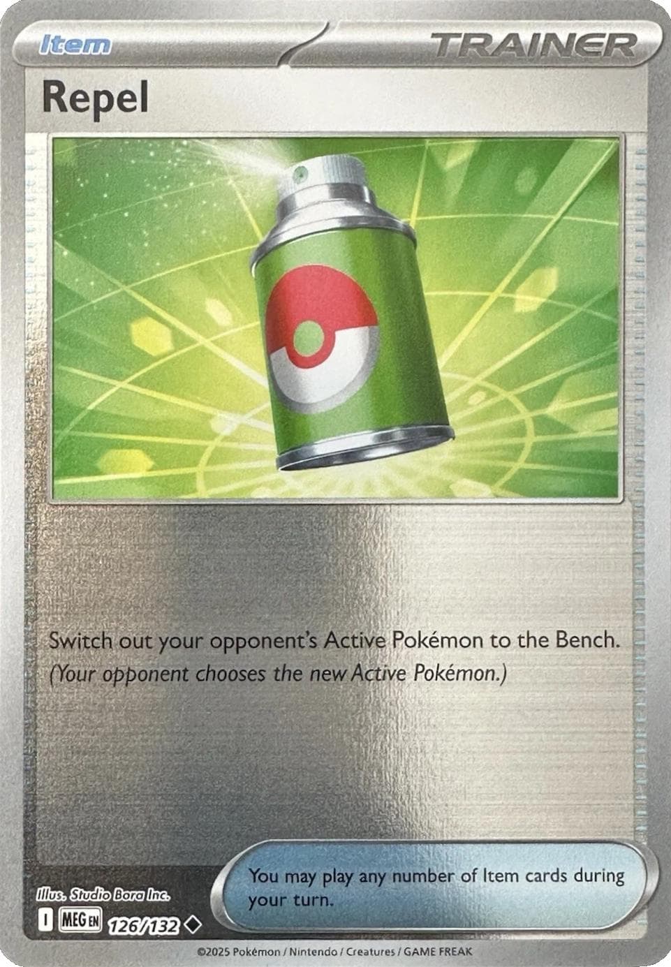 Repel [Reverse Holo] #126 — Pokemon Mega Evolution