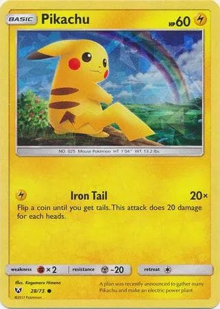 Pikachu [Cracked Ice] #28 — Pokemon Shining Legends