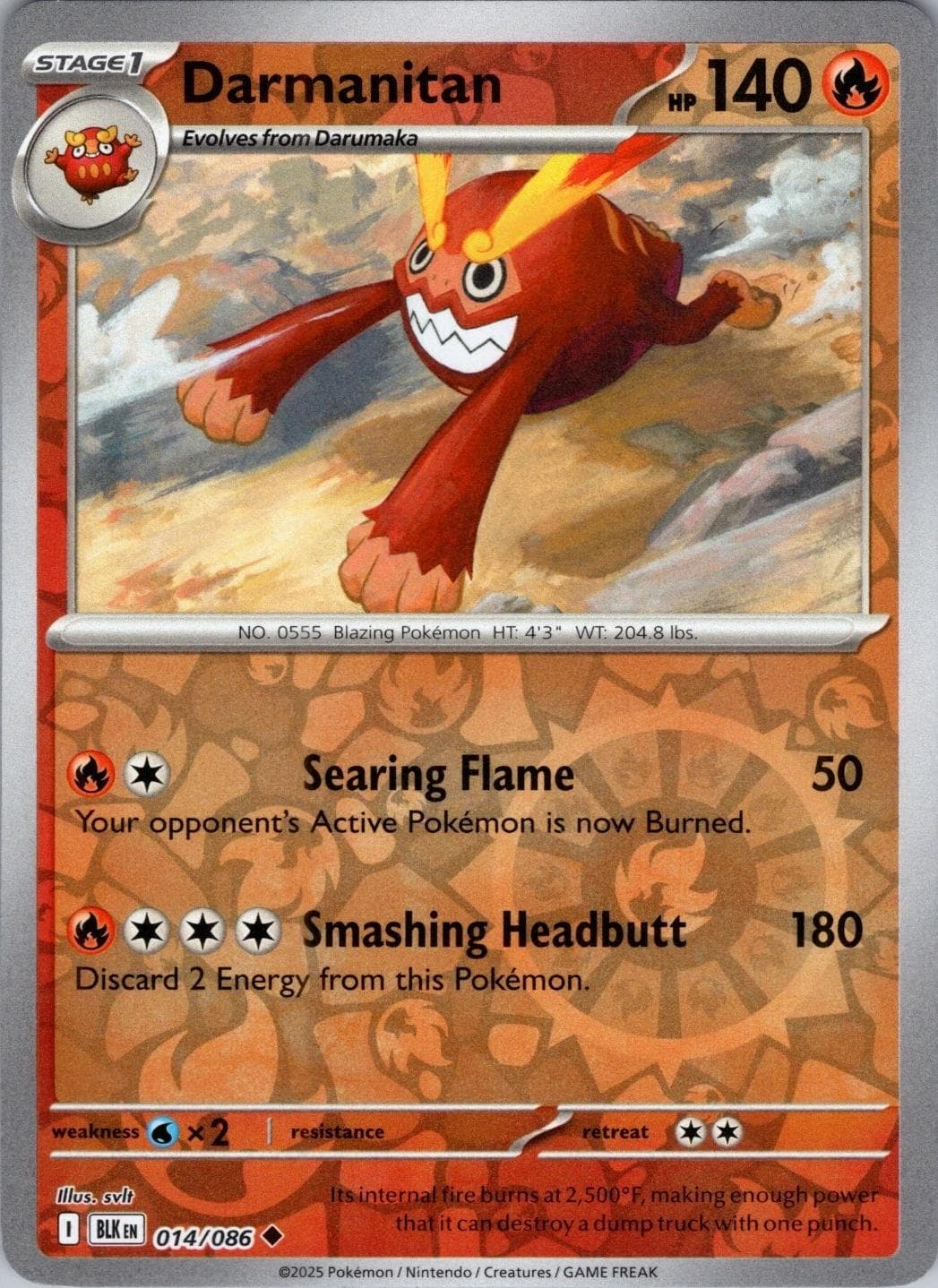 Darmanitan [Reverse] #14 — Pokemon Black Bolt