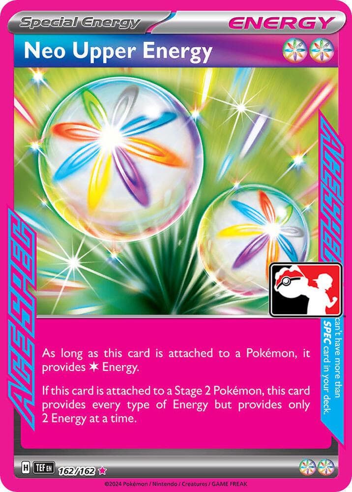 Neo Upper Energy [Prize Pack] #162 — Pokemon Temporal Forces