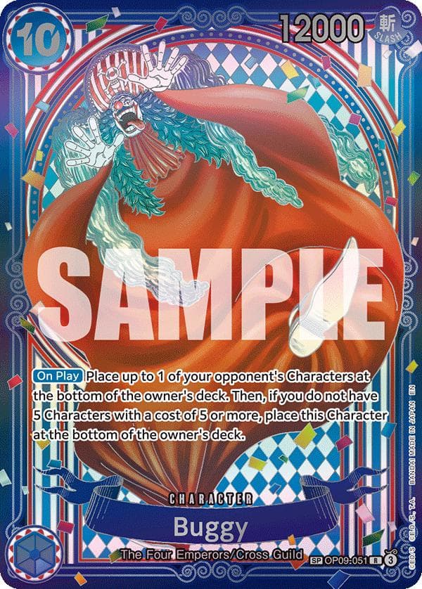 Buggy [SP Silver] OP09-051 — One Piece Azure Sea's Seven