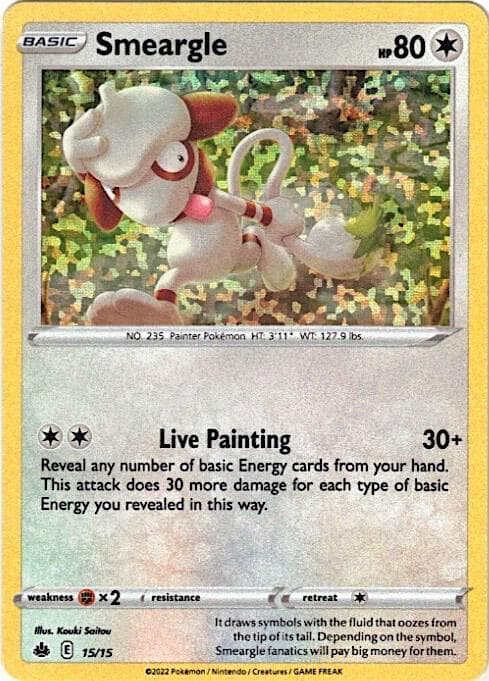 Smeargle [Holo] #15 — Pokemon McDonalds 2022